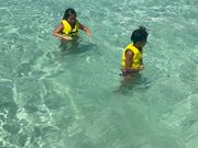 今年は晴れたけど子どもの腰まで水があった