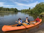 カヌー体験を終え