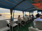 ゆったりとメコン川を進む