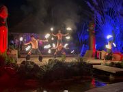 迫力のファイヤーダンス