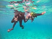 泳がなくても浮いてられて安心