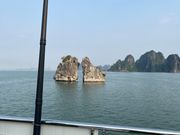 クルーズ船から撮影した夫婦岩