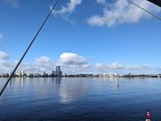 ベルタワーの前からの対岸