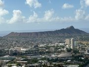 タンタラスの丘からのダイヤモンドヘッド