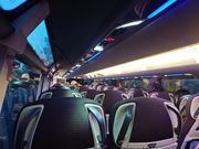 バスの車内（二階席）