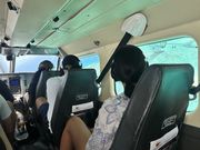6人掛け機内
