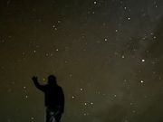 満点の星空、天の川