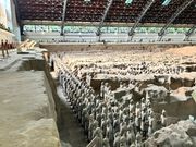 ガイドさんのお陰で最前列