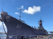 大きさを感じられる戦艦ミズーリ