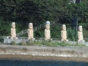 帰りはモアイみたいなのもいました