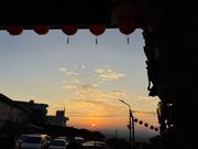 九份での夕日