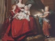 3人の子供を連れたマリーアントワネットの肖像画