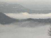 車窓からの雲海