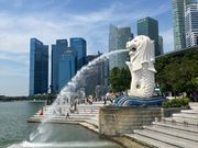 定番のマーライオン