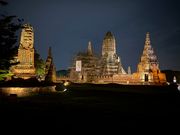 アユタヤ遺跡ライトアップ