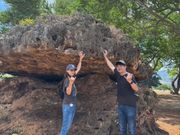 バランスロックにて