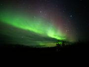 雨上がりのオーロラ