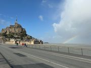時折り霧雨があったけど帰りには虹が🌈