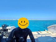 初のボートダイブ！