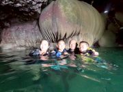 パンプキン鍾乳洞内