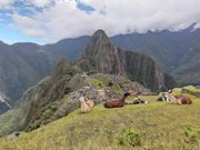 リャマとマチュピチュ