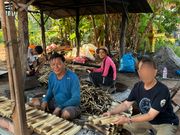 クローランを焼いている?!