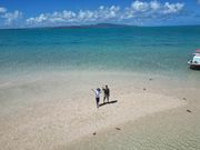 ドローンで一組ごと撮影