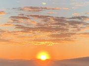 ナガルコットからの朝日