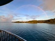 海中展望塔からの虹