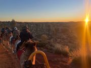 サンセットとラクダ