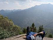 太鼓岩でお昼寝