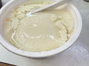 途中でいただいた甘いお豆腐、美味しかったです