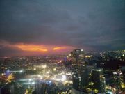 スカイデッキから観た夕陽