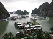 スンソット鍾乳洞からの眺め