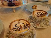 金箔入りのカプチーノ