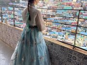 甘川文化村でチマチョゴリを着て散策♪