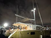 ヨットに乗船！