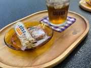 術後のお茶とお菓子