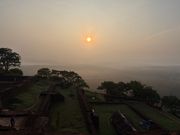 シーギリヤからの朝日