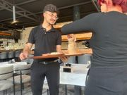 名物の壺焼き（ランチ）