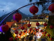 階段最上段からの景色