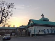 夕暮れの旅順駅