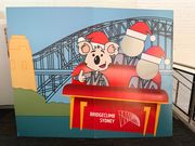 待合スペースのパネル