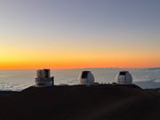 日没後稼働開始のすばる望遠鏡