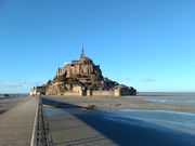 晴天のモンサンミッシェル