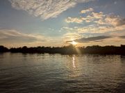 トンレサップ湖の夕日