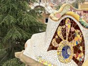 グエル公園の広場からの眺め。