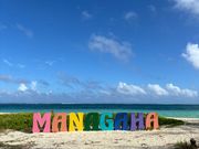 島のモニュメント