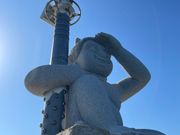 港を守る鬼さん