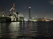 三日月をバックに撮れた1枚